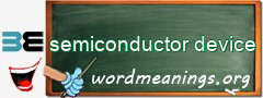 WordMeaning blackboard for semiconductor device